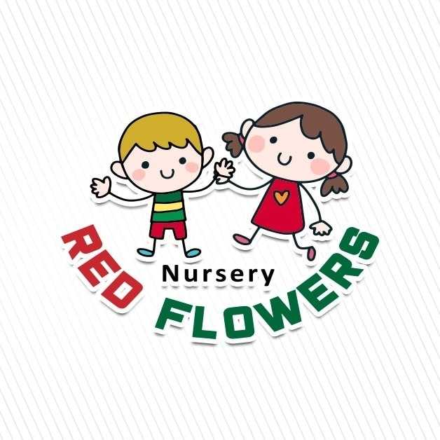 Red flowers nursery